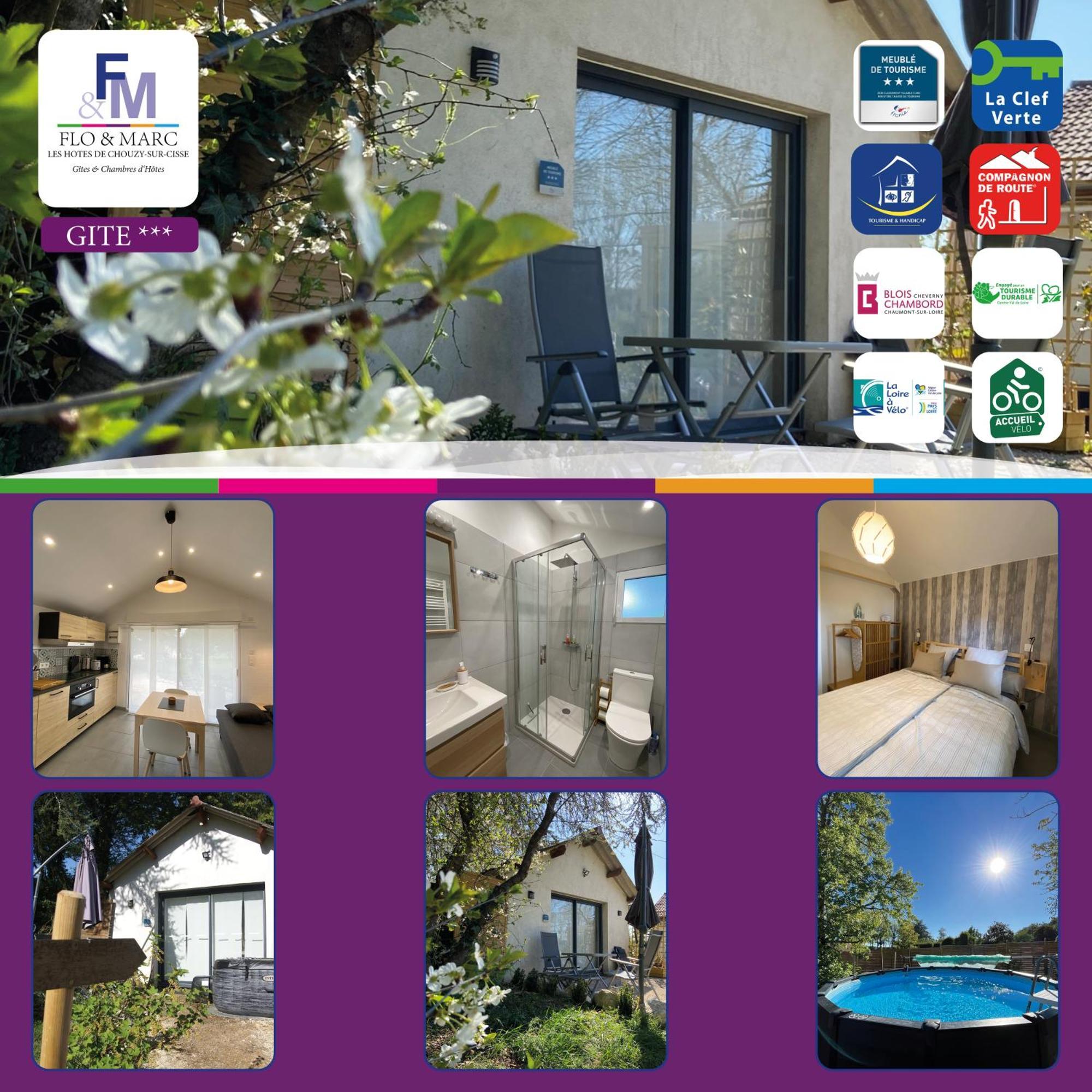 Cottage-Gite & Jacuzzi - Chez Flo & Marc Chouzy-sur-Cisse Екстериор снимка